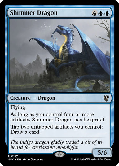Image for Shimmer Dragon (117) (MKC) - Magic: The Gathering