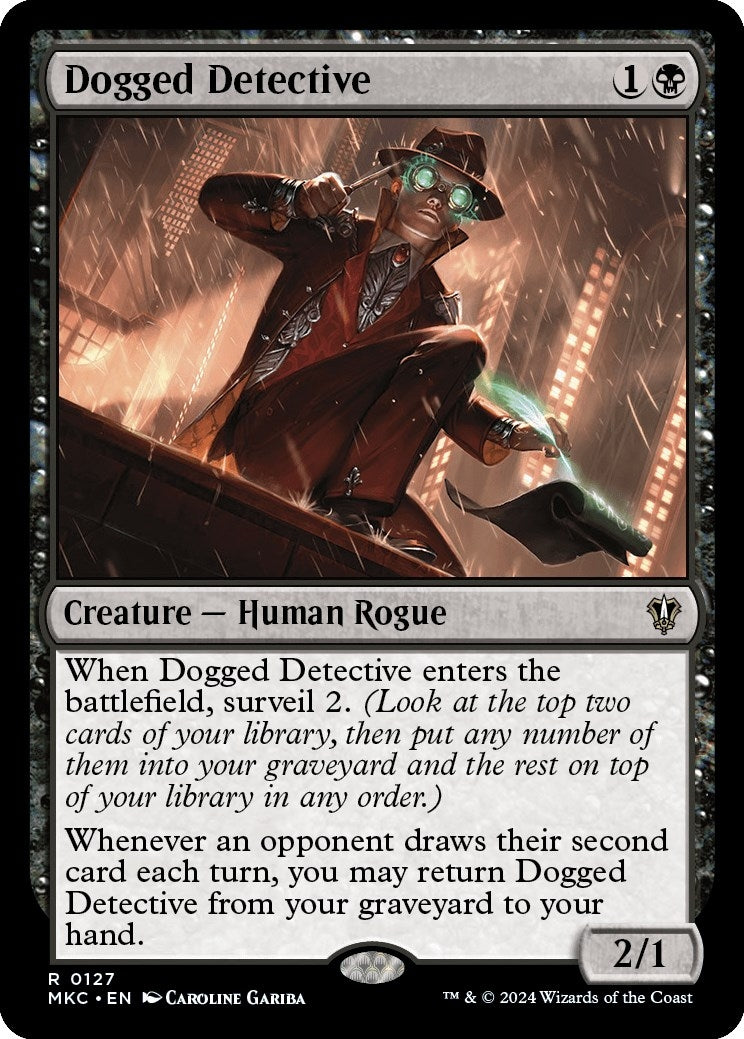 Image for Dogged Detective (127) (MKC) - Magic: The Gathering