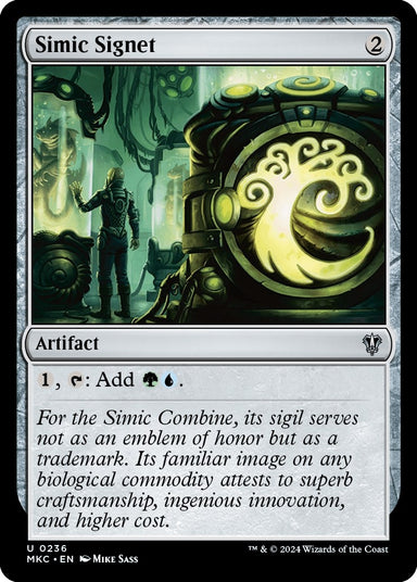 Image for Simic Signet (236) (MKC) - Magic: The Gathering