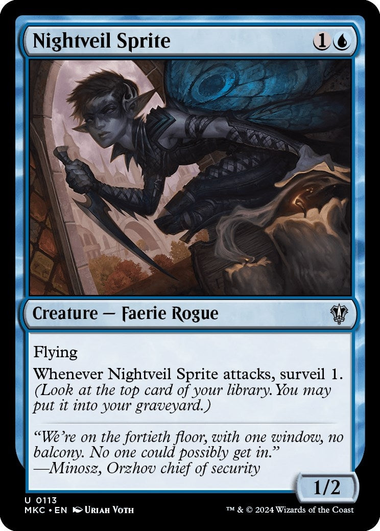 Image for Nightveil Sprite (113) (MKC) - Magic: The Gathering