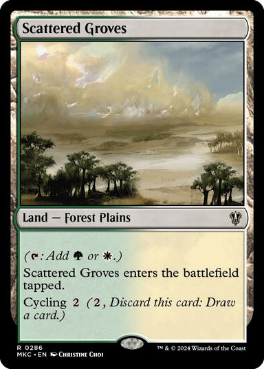 Image for Scattered Groves (286) (MKC) - Magic: The Gathering