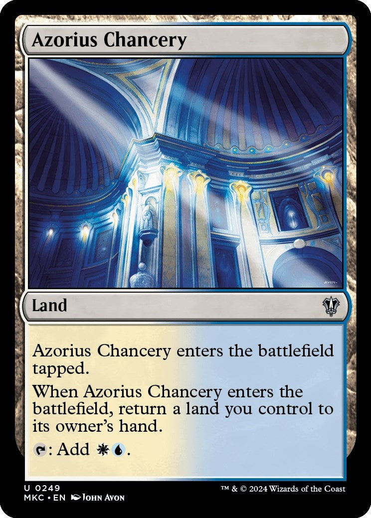 Image for Azorius Chancery (249) (MKC) - Magic: The Gathering