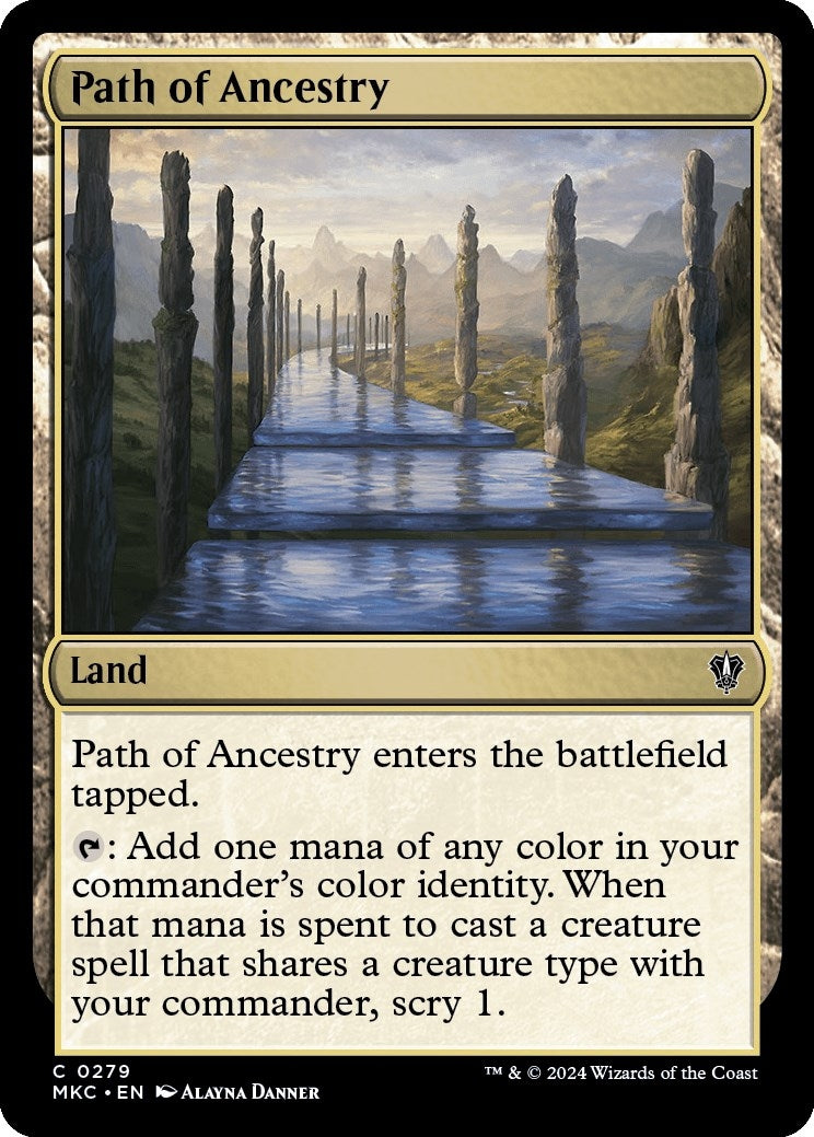 Image for Path of Ancestry (279) (MKC) - Magic: The Gathering