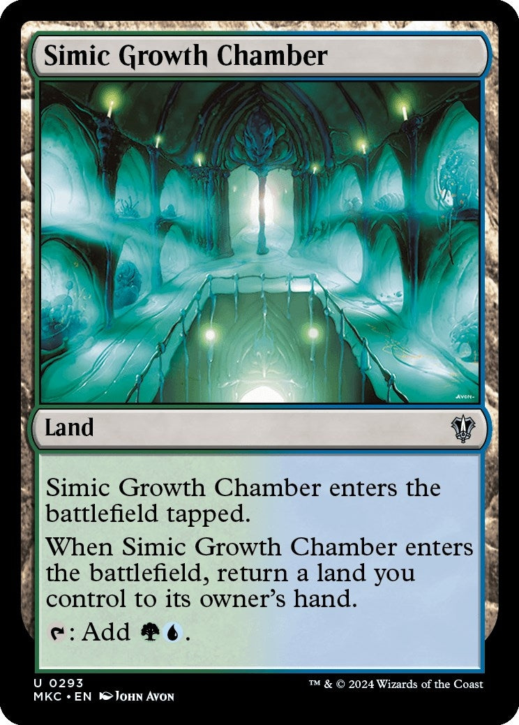 Image for Simic Growth Chamber (293) (MKC) - Magic: The Gathering