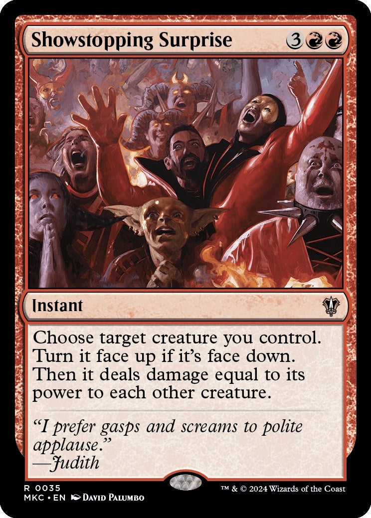 Image for Showstopping Surprise (35) (MKC) - Magic: The Gathering