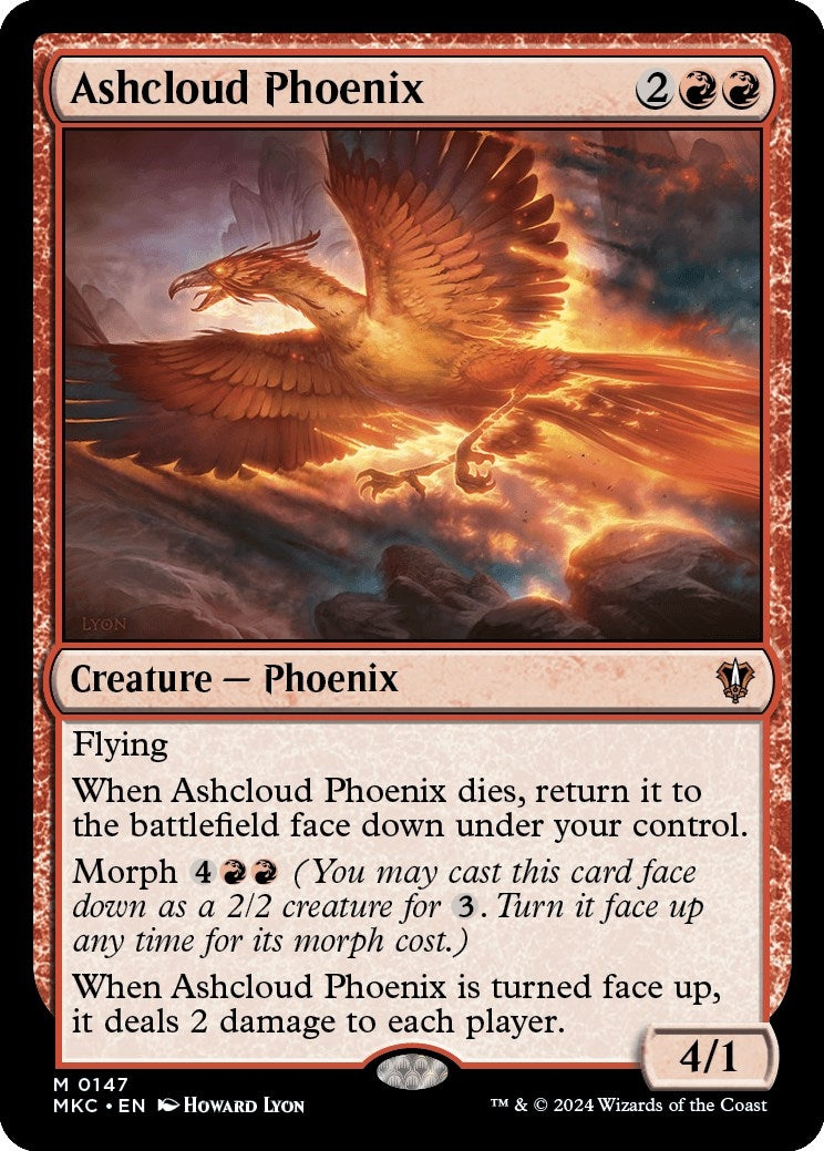 Image for Ashcloud Phoenix (147) (MKC) - Magic: The Gathering