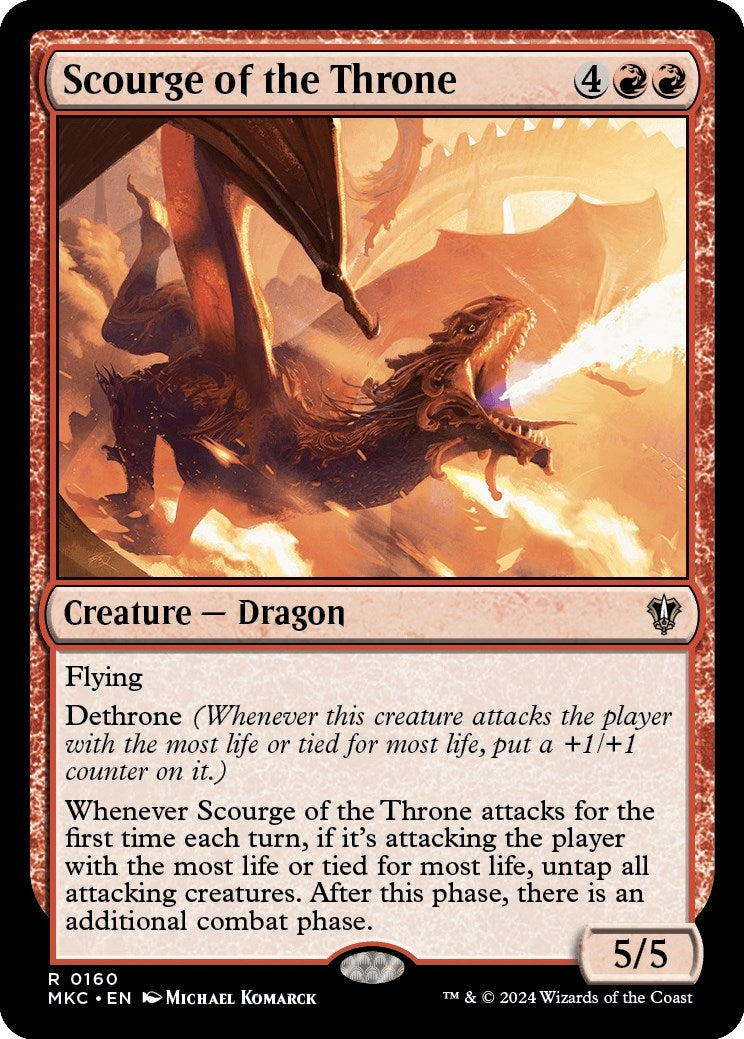 Image for Scourge of the Throne (160) (MKC) - Magic: The Gathering