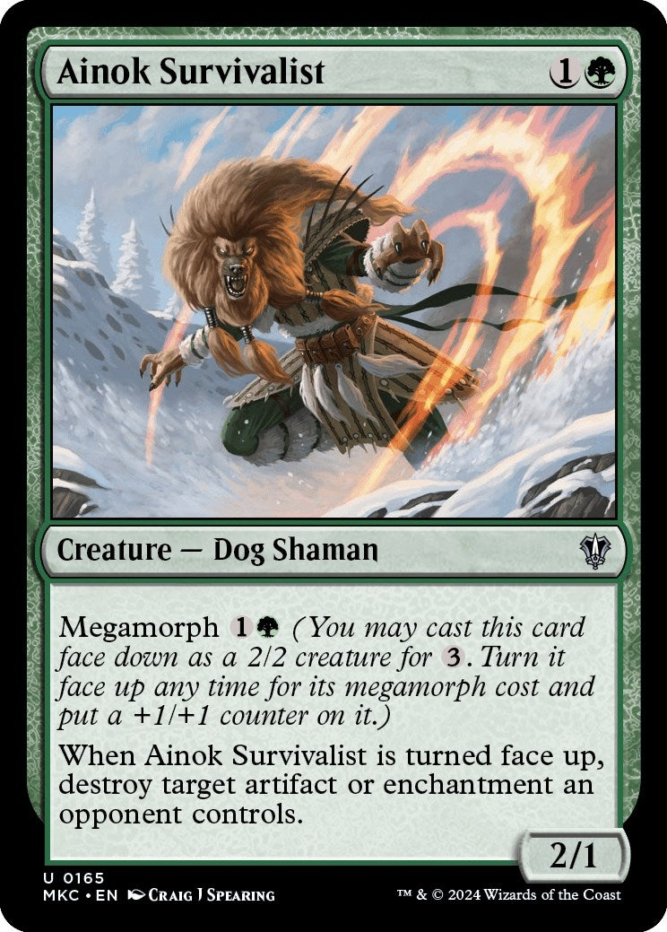 Image for Ainok Survivalist (165) (MKC) - Magic: The Gathering