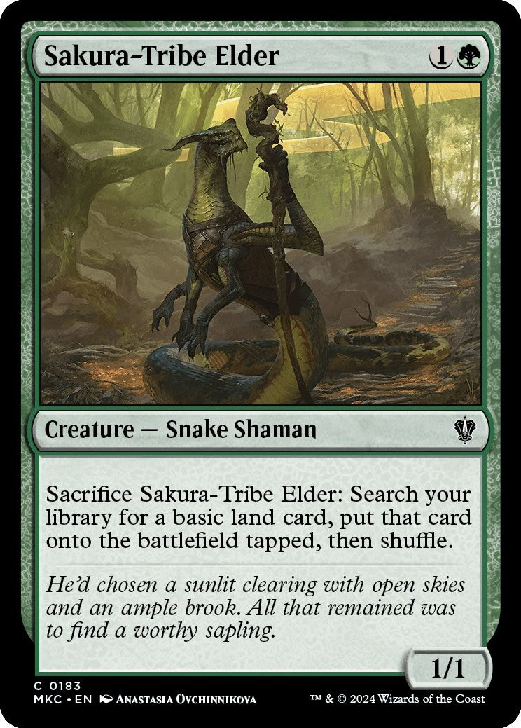 Image for Sakura-Tribe Elder (183) (MKC) - Magic: The Gathering