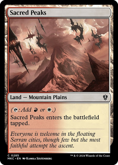 Image for Sacred Peaks (285) (MKC) - Magic: The Gathering