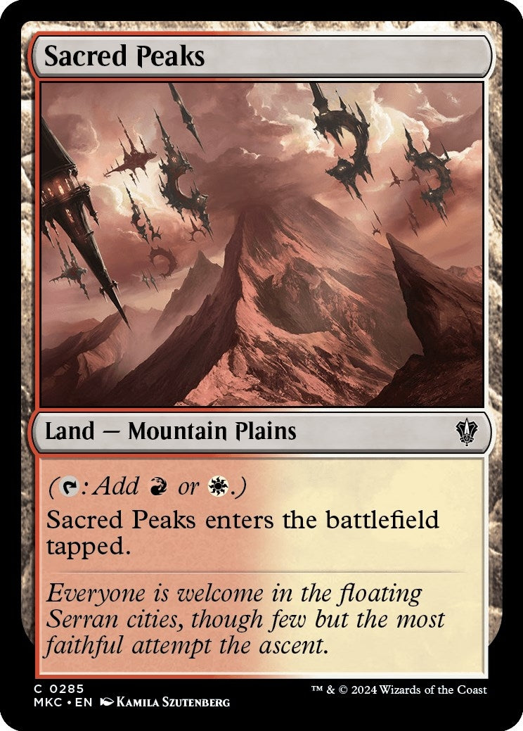 Image for Sacred Peaks (285) (MKC) - Magic: The Gathering