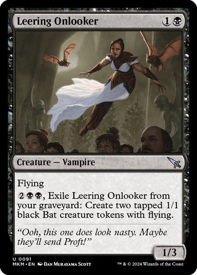 Image for Leering Onlooker (91) (MKM) - Magic: The Gathering