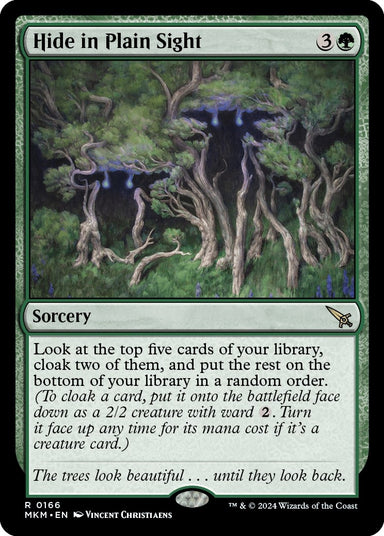 Image for Hide in Plain Sight (166) (MKM) - Magic: The Gathering