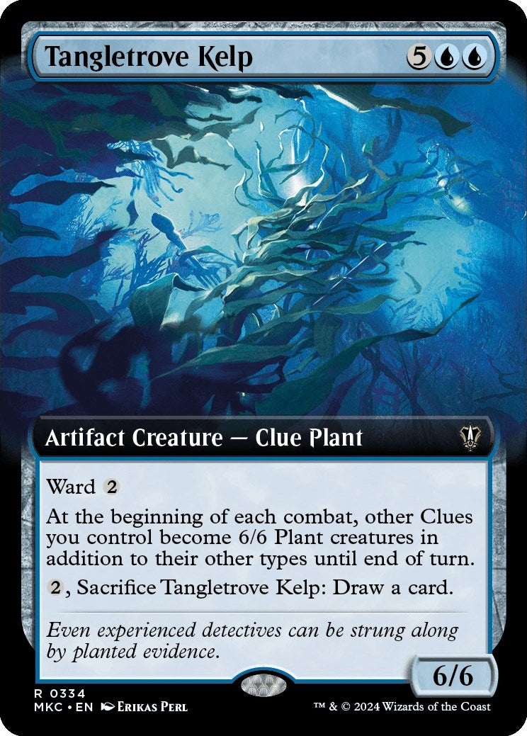 Image for Tangletrove Kelp (Extended Art) (334) (MKC) - Magic: The Gathering