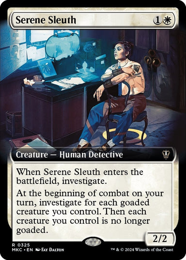 Image for Serene Sleuth (Extended Art) (325) (MKC) - Magic: The Gathering
