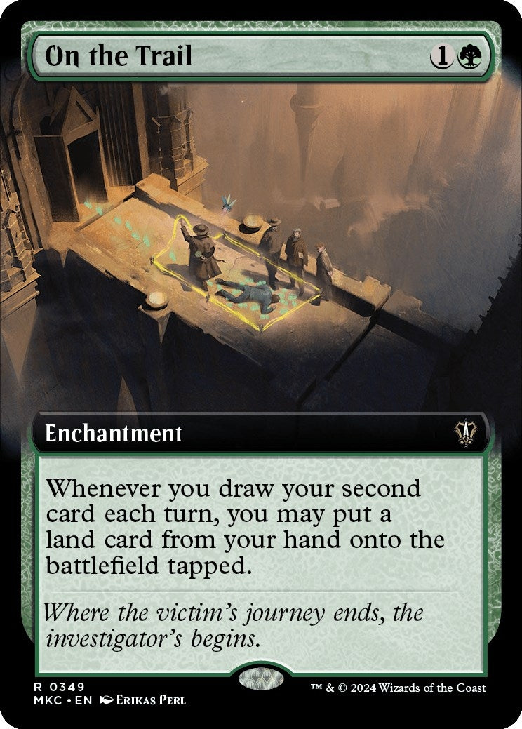 Image for On the Trail (Extended Art) (349) (MKC) - Magic: The Gathering
