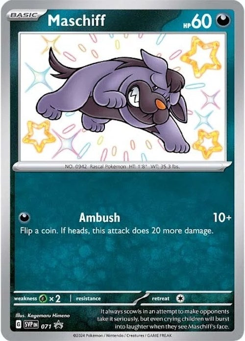 Maschiff - 071 (071) (SV: Scarlet & Violet Promo Cards)