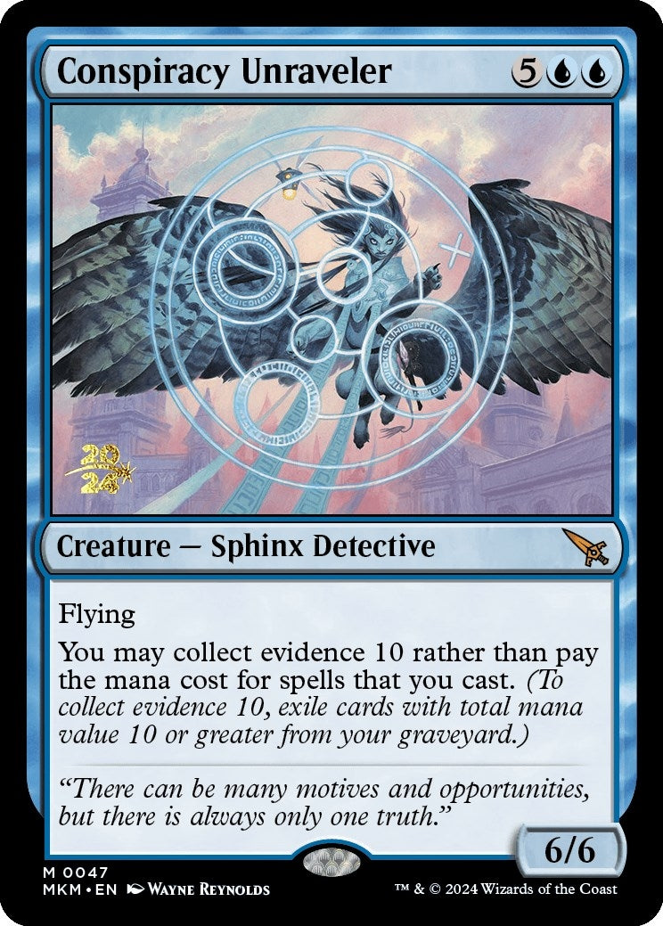 Image for Conspiracy Unraveler (47) (Prerelease Cards) (PRE) - Magic: The Gathering