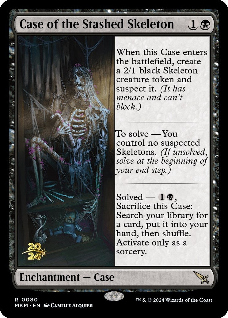 Image for Case of the Stashed Skeleton (80) (Prerelease Cards) (PRE) - Magic: The Gathering