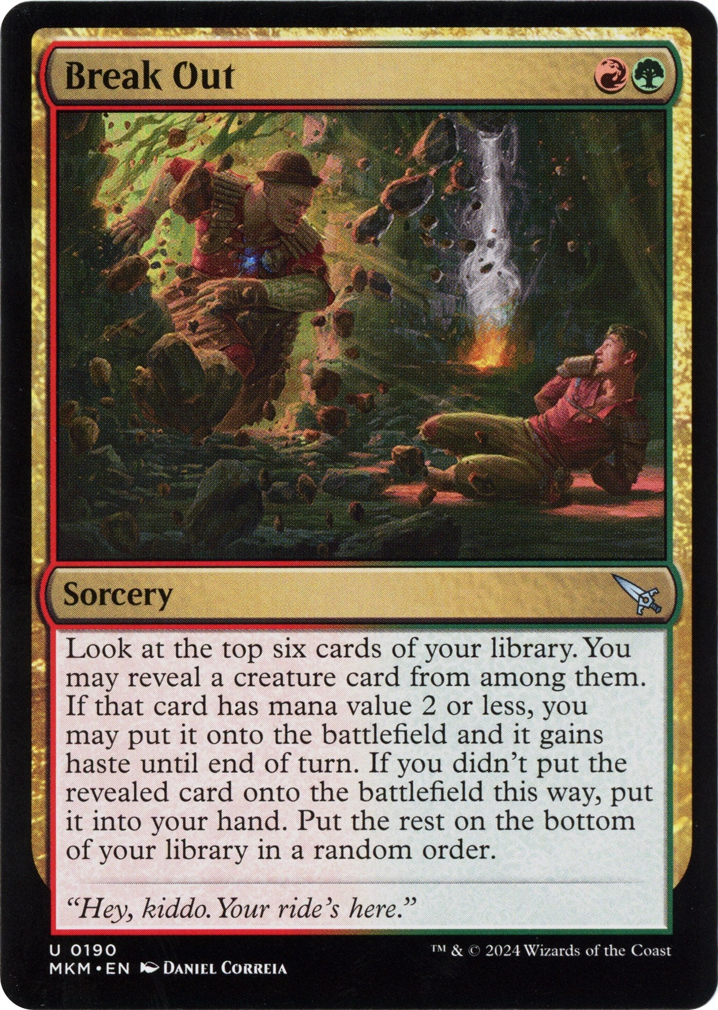 Image for Break Out (b) (190) (MKM) - Magic: The Gathering
