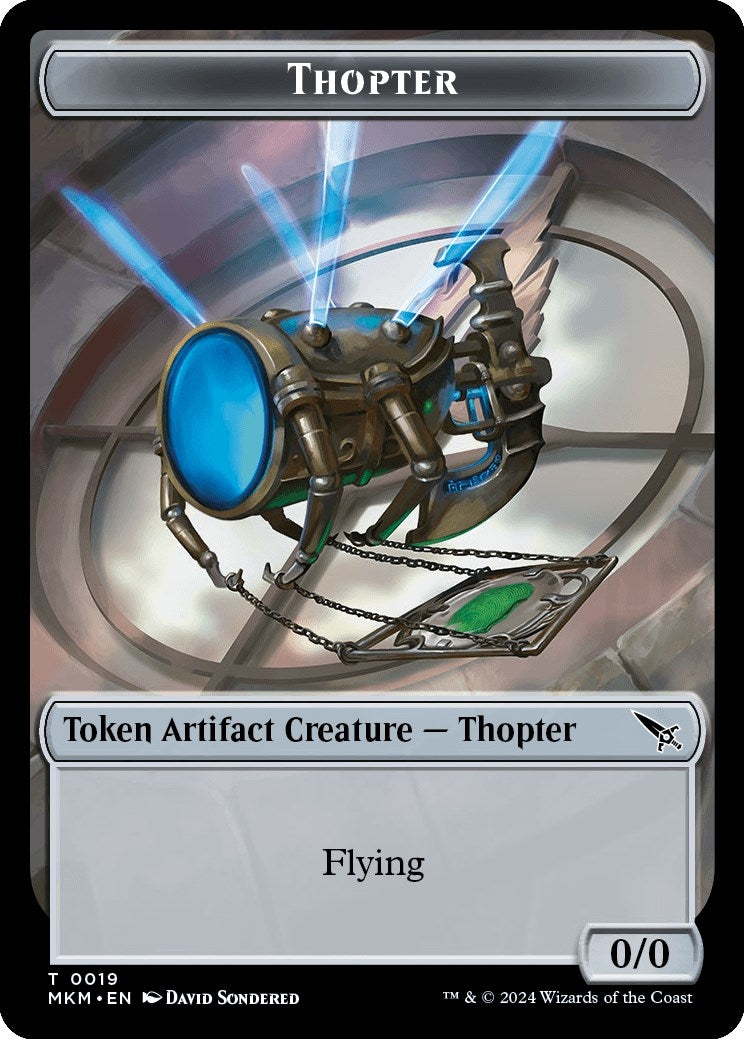 Image for Thopter Token (0019) (19) (MKM) - Magic: The Gathering