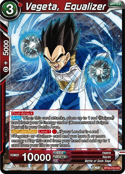 Vegeta, Equalizer - BT24-014