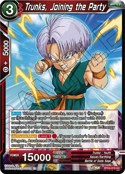 Trunks, Joining the Party - BT24-015