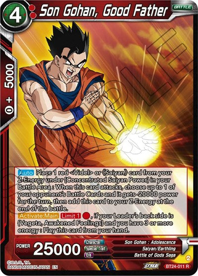 Son Gohan, Good Father - BT24-011