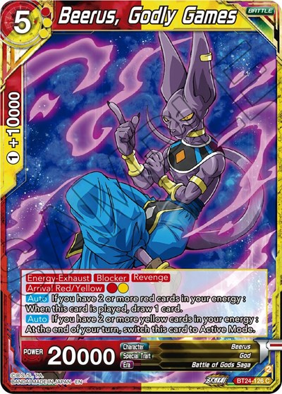 Beerus, Godly Games - BT24-126