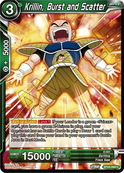 Krillin, Burst and Scatter - BT24-068