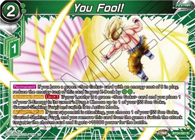 You Fool! - BT24-061