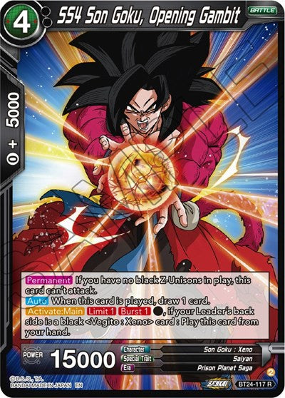 SS4 Son Goku, Opening Gambit - BT24-117 R