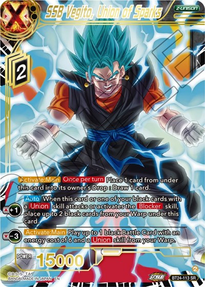 SSB Vegito, Union of Sparks - BT24-113 SR