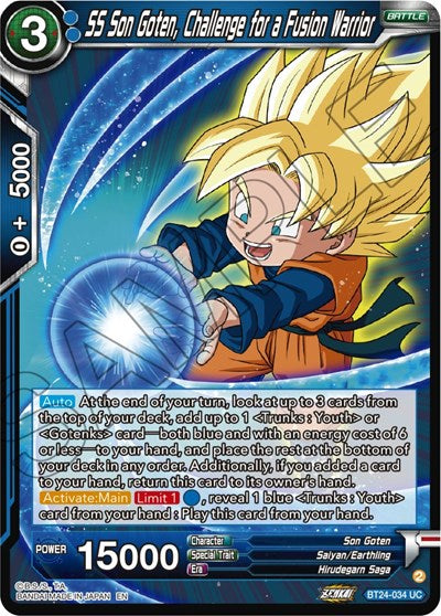 SS Son Goten, Challenge for a Fusion Warrior - BT24-034