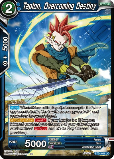 Tapion, Overcoming Destiny - BT24-041