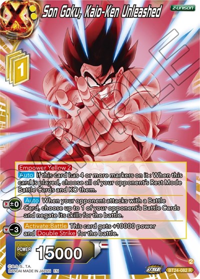 Son Goku, Kaio-Ken Unleashed - BT24-082