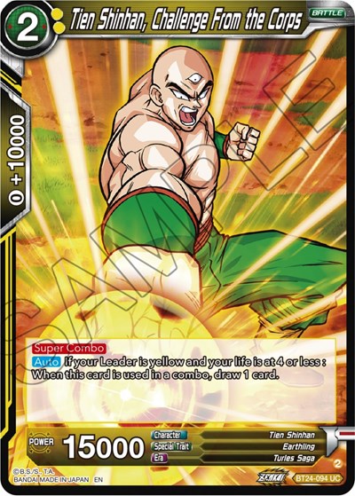 Tien Shinhan, Challenge From the Corps - BT24-094