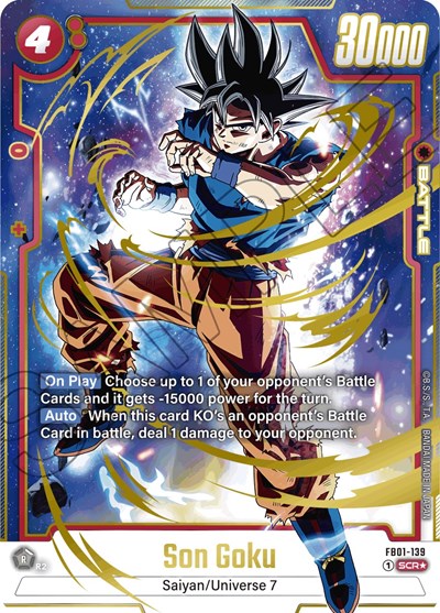 FB01-139 - Son Goku - FB01-139 (Alternate Art)