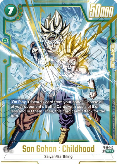 FB01-140 - Son Gohan : Childhood - FB01-140 (Alternate Art)