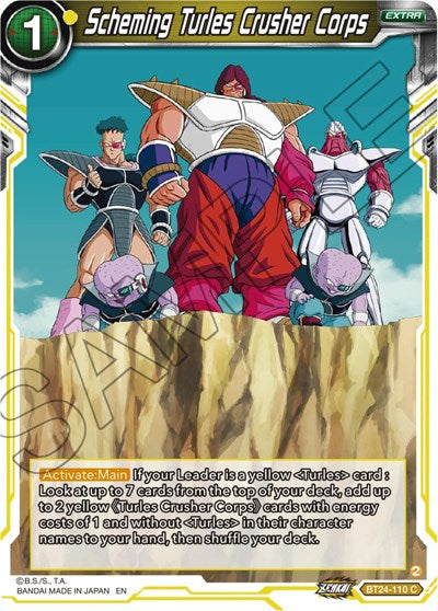 Scheming Turles Crusher Corps - BT24-110