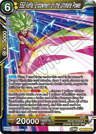 SS2 Kefla, Endowment of the Ultimate Power - BT24-108 R