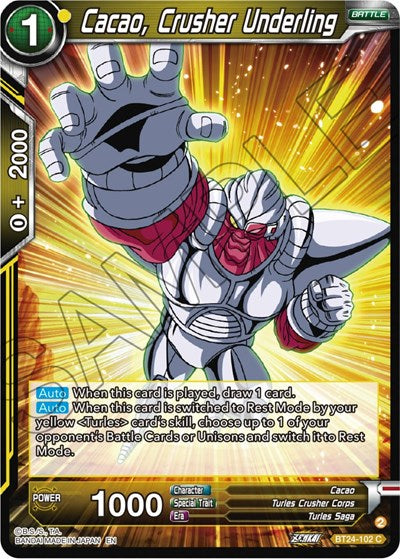 Cacao, Crusher Underling - BT24-102