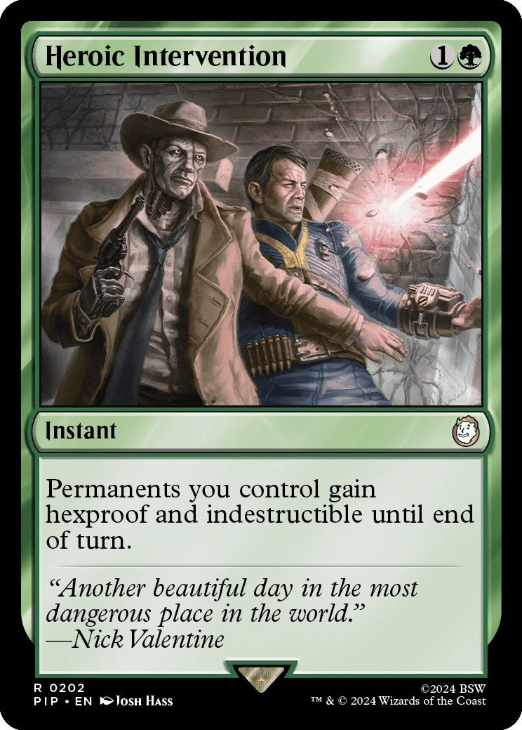 Image for Heroic Intervention (202) (Universes Beyond: Fallout) (PIP) - Magic: The Gathering