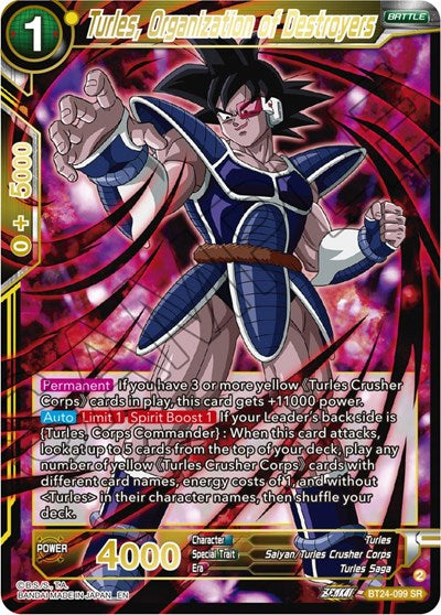 Turles, Organization of Destroyers - BT24-099 SR