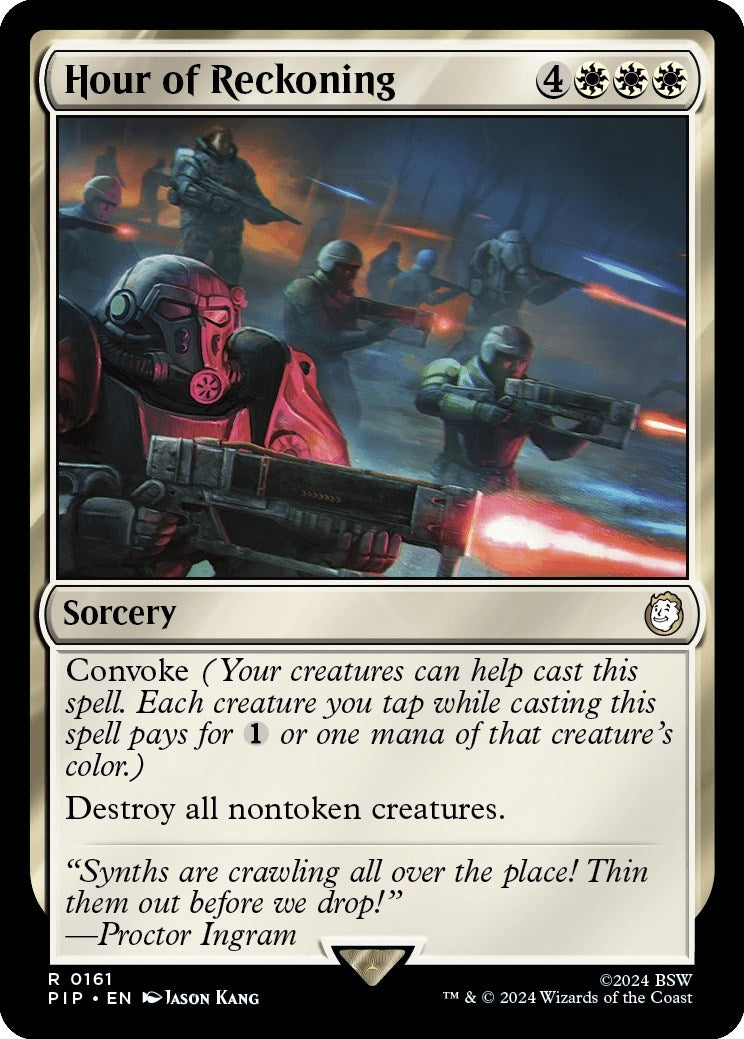 Image for Hour of Reckoning (161) (Universes Beyond: Fallout) (PIP) - Magic: The Gathering