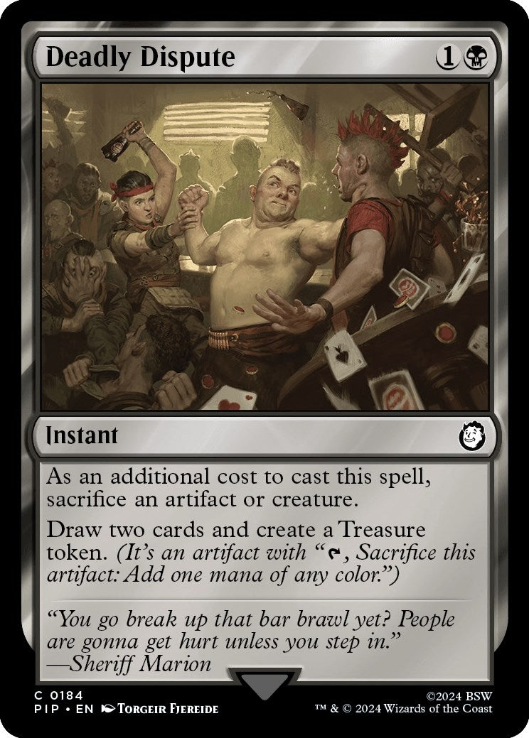 Image for Deadly Dispute (184) (Universes Beyond: Fallout) (PIP) - Magic: The Gathering