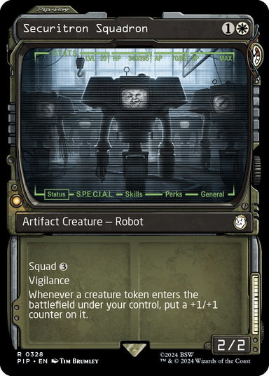 Image for Securitron Squadron (Showcase) (328) (PIP) - Magic: The Gathering