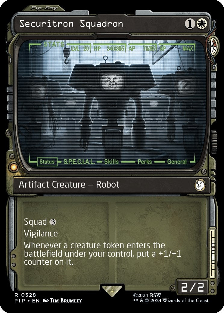 Image for Securitron Squadron (Showcase) (328) (PIP) - Magic: The Gathering