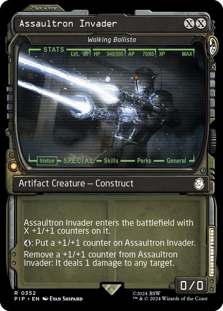 Image for Assaultron Invader - Walking Ballista (Showcase) (352) (Universes Beyond: Fallout) (PIP) - Magic: The Gathering