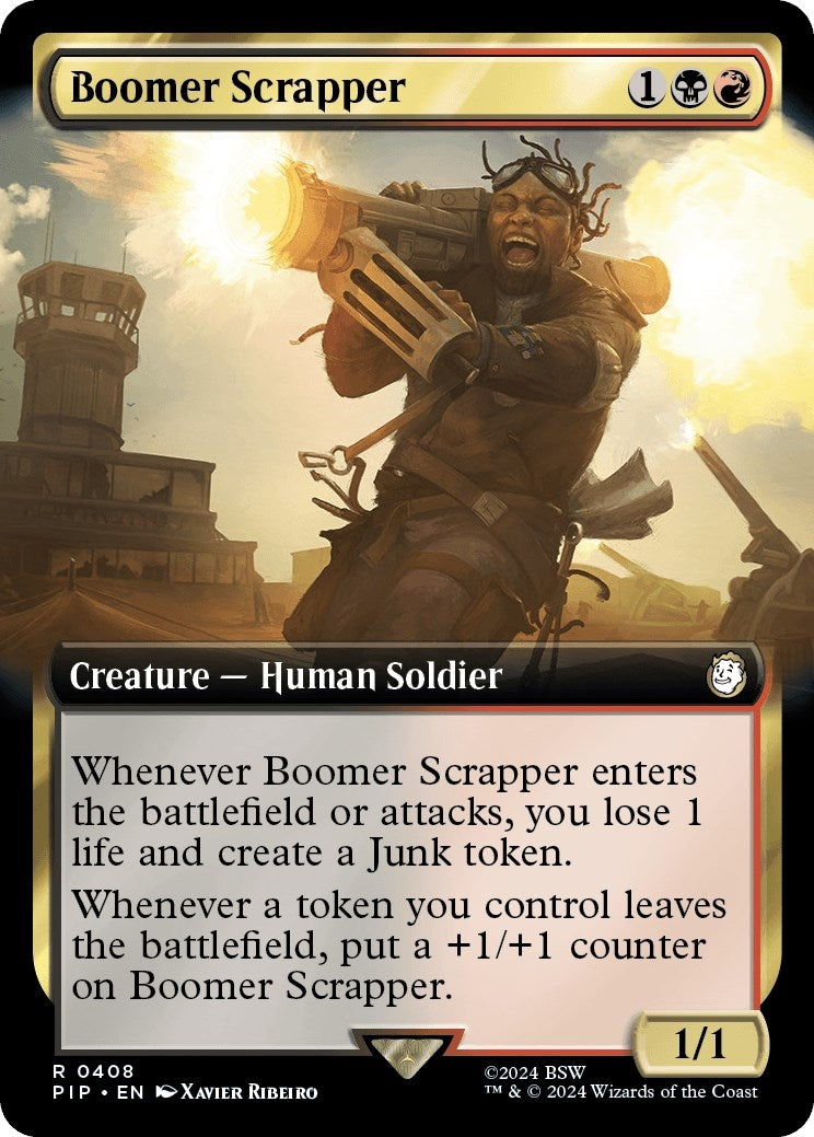 Image for Boomer Scrapper (Extended Art) (408) (PIP) - Magic: The Gathering